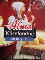 Amount of sugar in Alma Käsefondue mit Bergkäse