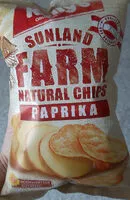 Jumlah gula yang masuk Kellys Sunland Farm Natural Chips Paprika