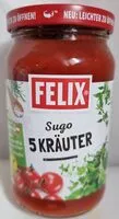 Zuckermenge drin Sugo 5 Kräuter