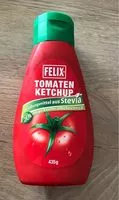 Suhkru kogus sees Ketchup