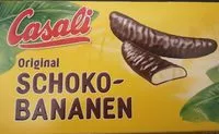 Suhkru kogus sees Casali Original Schoko bananen