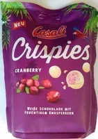 Suhkru kogus sees Crispies Cranberry