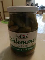 Zuckermenge drin Essiggurken, Schlemmergurken