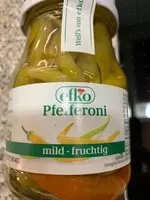 Zuckermenge drin Pfefferoni  mild