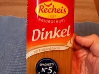 Sokerin määrä sisällä Dinkel Spaghetti No. 5