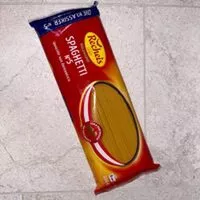 Sokerin määrä sisällä Spaghetti
