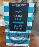 Cantidad de azúcar en Goodfood table salt