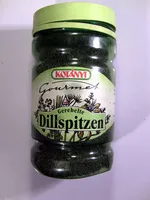 Zuckermenge drin Kotanyi gerebelte Dillspitzen