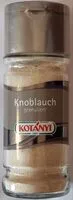 Quantité de sucre dans Knoblauch granuliert
