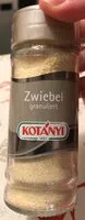 Jumlah gula yang masuk Zwiebel granuliert