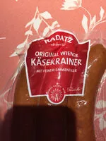 Suhkru kogus sees Käsekrainer