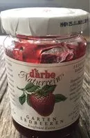 入っている砂糖の量 Erdbeer Marmelade