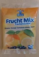 入っている砂糖の量 Frucht Mix Traubenzucker