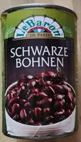 İçindeki şeker miktarı schwarze Bohnen