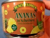 İçindeki şeker miktarı Ananas in Scheiben