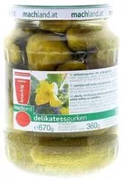 Количество сахара в Cornichons