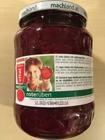 Количество сахара в Rote Rüben 670g, Machland