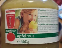 Количество сахара в Apfelmus ohne Zuckerzusatz