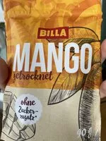 Quantité de sucre dans mango getrocknet