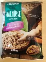 İçindeki şeker miktarı Walnüsse gerieben 200g, Merkur IG