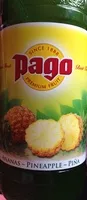 Suhkru kogus sees Pago ananas