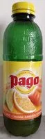Amount of sugar in Pago Ace - Orange - Carotte - Citron