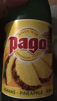 Suhkru kogus sees Pago ananas