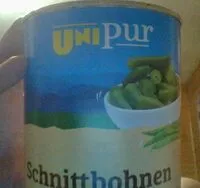 Jumlah gula yang masuk Schnittbohnen