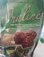 Sugar and nutrients in Pralines