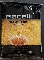 含糖量 Nudeln "fidelini Corti No 131" 500g Beutel Piacelli