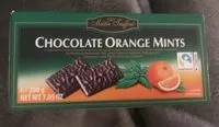 Cantidad de azúcar en Schokolade Zartbitter Blätter Mit Orangen