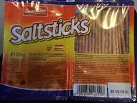Количество сахара в Saltsticks