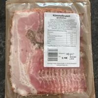 Cantidad de azúcar en Kümmel braten