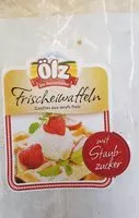 Zuckermenge drin Gaufres aux œufs frais