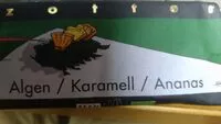 Cantidad de azúcar en Algen/Karamell/Ananas