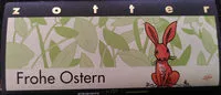 Cantidad de azúcar en Frohe Ostern