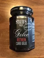 Zuckermenge drin Rotwein Cuvee Gelee
