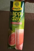 Cantidad de azúcar en Saft - happy day - Pink Guave