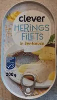 Zuckermenge drin Herings Filet in Senfsauce