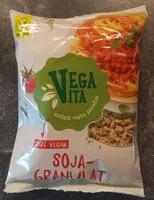 Sugar and nutrients in Vegavita