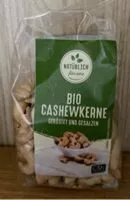 Sokerin määrä sisällä cashewkerne bio