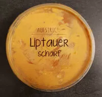 入っている砂糖の量 Liptauer scharf