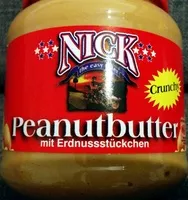 Sokerin määrä sisällä Peanutbutter Crunchy