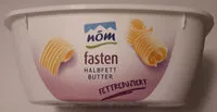 Cantidad de azúcar en Fasten Halbfett Butter