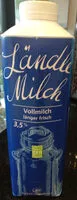 Zucker und Nährstoffe drin Landle milch