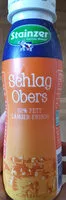 入っている砂糖の量 Schlagobers
