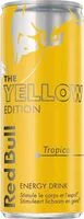 Suhkru kogus sees Red Bull Energy Yellow 'tropical'