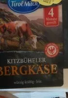 Amount of sugar in Bergkäse