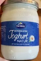 Amount of sugar in Bergbauern Joghurt