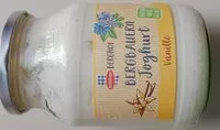 入っている砂糖の量 Bergbauern Joghurt Vanille